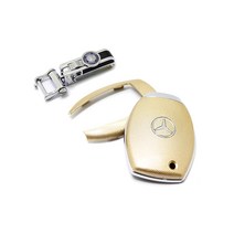 벤츠 하드키케이스 스마트키 전용케이스 키홀더 커버, 공용키 아이보리