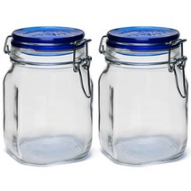 보르미올리 유리 피도병 1000ml 블루 2개세트, 단품