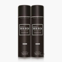 박명수헤어리치 흑채 스프레이 120g, 흑갈색, 2개