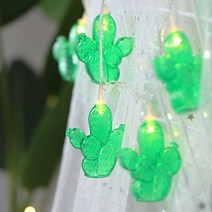 젊은이마켓 북유럽 가랜드 조명 줄조명 줄줄이조명, ( 가랜드 - 선인장조명 )