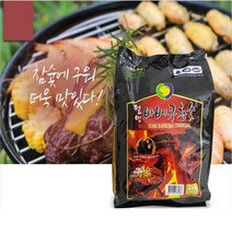 SCJ 프리미엄 웰빙 바베큐 참숯 착화탄포함 캠핑 차콜, 2kg