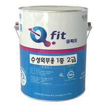 노루페인트 KSM6010 1종 2급 외부용 수성페인트 4L 무광, 블랙, 1개