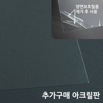 아트홀릭 보석십자수 전용 액자 AT-286 월넛, 02.아크릴판(구성품) 25X25cm
