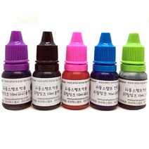 [리필잉크] 자동스탬프 전용 리필잉크(샤이니 트로닷) (10ml 28ml 정량), A.블랙(검정 10ml)