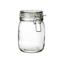 이케아 KORKEN 코르켄 보관용기1L/밀폐용기/유리병/조미료통/보관함, 1개, 1L