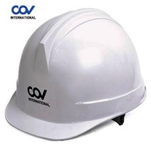 코브 투구형 자동모 안전모 COV-HF-005, 레드