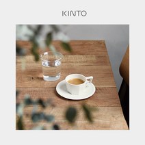 KINTO 킨토 OCT 컵 앤 소서 300ml - 화이트 단품, 1개