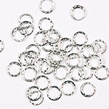 수니네일 셀프 네일 재료 라운드링참 파츠, 1개, 01.파츠_라운드링참_실버(소)_15p