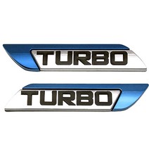 3D크롬 스타일링 터보 엠블렘 엠블럼 자동차엠블럼 포인트엠블렘 TURBO, 터보엠블럼_블루(좌우세트)