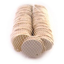 attizone 나무와패 와패 나무목걸이 메달 만들기재료, 나무와패(원)-대용량(100개입)