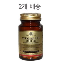 솔가 츄어블 비타민 D3 1000 IU 100정x2팩 49562