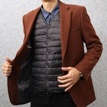 오리털100 남자 경량패딩조끼 당일발송