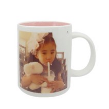 핸드디자인 2컷 도자기 포토머그컵제작 (5 Color) 330ml, 블루, 1개