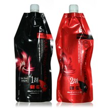 본코스메틱 퀵 스피드 오징어먹물칼라, 진한갈색, 1개