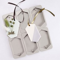 [아로마케이] 석고 몰드 분말 만들기 재료 오너먼트 DIY, 208_타블렛직육각6구