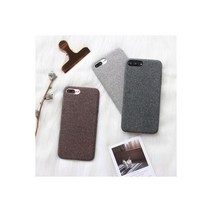 (아이폰) 심플 패브릭 모찌 케이스-오-악, 기종:아이폰6플러스 / 색상:다크그레이, 상세 설명 참조