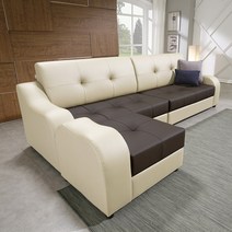 서광퍼니처 맥시 라텍스 4인용 소파 sk, 맥시 4인소파 투톤(카우치형 스툴세트)