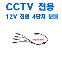 이지피스 400만화소 CCTV카메라(이지피스 EGPIS-QHDB4524NIR(D1)(3.6mm)외 추가상품, 4구 멀티 전원케이블
