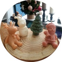 수제몰드 - X-mas 4종 몰드, 리얼트리