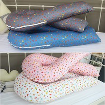 [이코니하우스] 과일 U자 바디필로우커버(솜 없음), 핑크