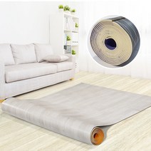 JSS&D PVC 쿠션매트(5T) 나무마루_화이트 대형(3M) / 바닥 거실 애견 발코니 베란다 층간소음 운동 매트 장판