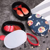 하코야 2단 도시락 51010, 블루 51010