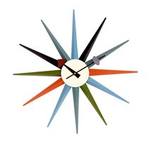 썬버스트클락 벽시계 고급형 Nelson Sunburst Clock 조지넬슨 별모양 스타시계, 멀티색