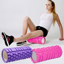 카푸 전신운동 foam롤러 헬스용품 복부운동 다리운동 스트레칭 요가 다이어트, 퍼플