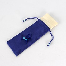 전통 청홍수저주머니1P/예단 전통 복 주머니 수저집, 1. 청색