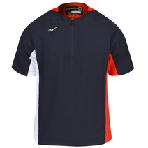미즈노 MIZUNO 반팔 바람막이 9V5114 (남색) S~3XL 땀복