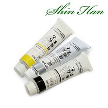 [신한] 한국화채색 20ml 낱색 색상선택 - 동양화물감 신한물감, 331 설백