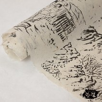 한결한지 고서지 고서벽지 고서한지 그림 문양 인쇄한지, 10.민화4종25.고서_검정, 12매