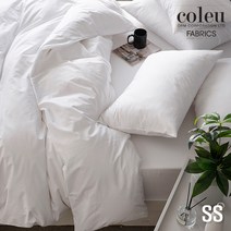 콜유 호텔침구 광폭순면100% 80수 매트커버 풀세트 SS (이불커버+베개커버1+매트커버+이불솜+베개솜1)