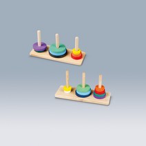 하노이탑(Tower of Hanoi)-B형(8단) /교구8073