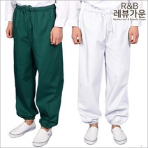 SC13 위생바지 식품 고무줄 주방 단체복 유니폼 레뷰가운