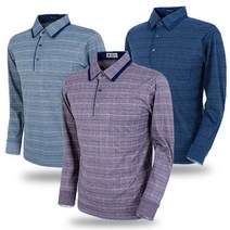 블로그뮤티 봄여름용 TR 잔사각 카라티 빅사이즈 95~110 사이즈 남자긴팔티셔츠 긴팔티