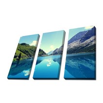 사진 한장을 액자 세개로 만든 3분할 캔버스액자, TF016