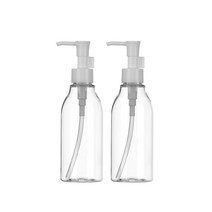 허브스프레이 오일펌프용기 50-400ml, 2개, 200ml(F)투명/흰색캡