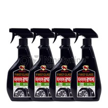 불스원 수성 타이어광택제-600ml 4개 타이어 광택제 광택보호제 코팅제 세정제 보호제 크리너 클리너, 600ml