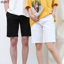 스타일에스 rt 커플 스판 남자 여름 반바지