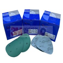 연마대왕 태양연마재 원형샌딩 필름패파 5인치 1Box (100장) L312T, 800