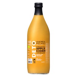 안드레아밀라노 유기농 사과식초, 1L, 1개