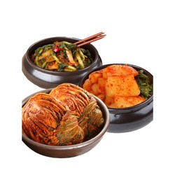 [제주 용암해수]  맛김치 1kg + 총각김치 1kg + 열무김치 1kg (국내산 100%)