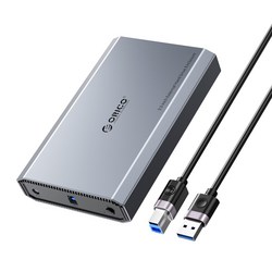 오리코 알루미늄 합금 3.5형 HDD 외장하드케이스 DD35, USB-A, 1개