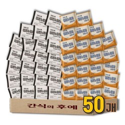 크리스피 찹쌀 누룽지 과자 쌀과자 무가당+스위트 혼합구성, 24g, 50개