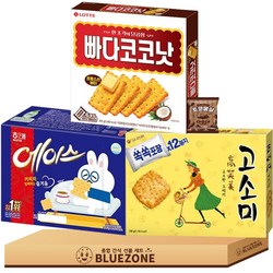 대용량 비스켓 과자 세트 고소미216g 에이스364g 빠다코코낫300g, 902g, 1박스