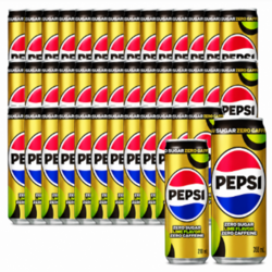 펩시제로라임 제로카페인 210ml 30캔+펩시제로 라임 제로카페인 355ml 24캔