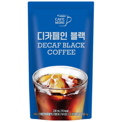 카페모어 디카페인 아메리카노 블랙 파우치 음료, 10개, 230ml