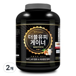 웨이테크 WP 게이너 단백질보충제 /WPC 복합형 벌크업 헬스보충제/ 더블유피게이너, 4kg, 2개