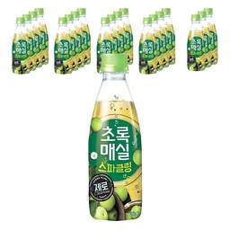 초록매실 스파클링 제로, 350ml, 20개 - 건강한 음료의 새로운 선택!